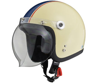 Barton Jet Helmet Ivory/Navy
