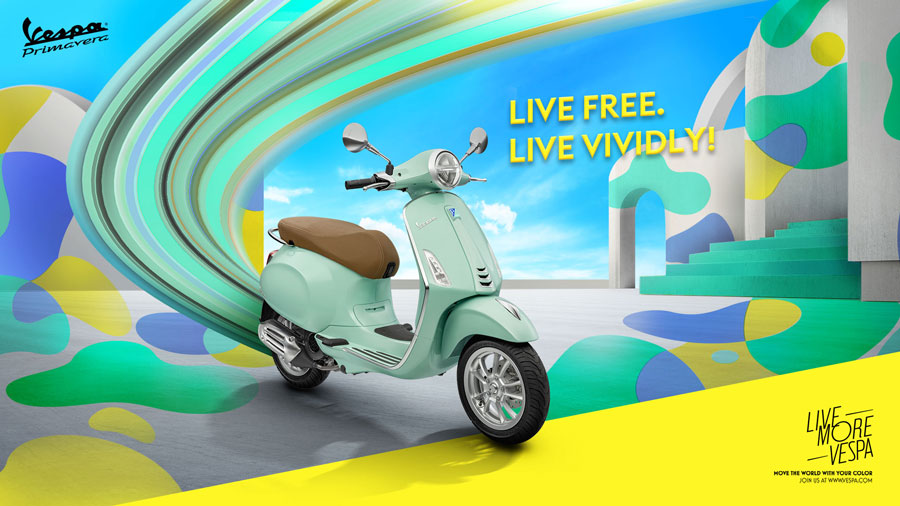 VESPA Primavera150/125に新色登場！