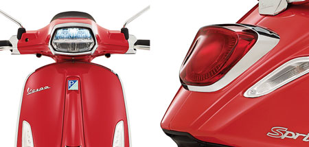 Vespa　SPRINT150ABS ヘッドライトグリル他セット